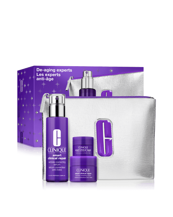 Set Clinique Antiedad Smart 50ml, Set Smart especializado en combatir las lineas de expresión y arrugas con poderosos ingredientes.